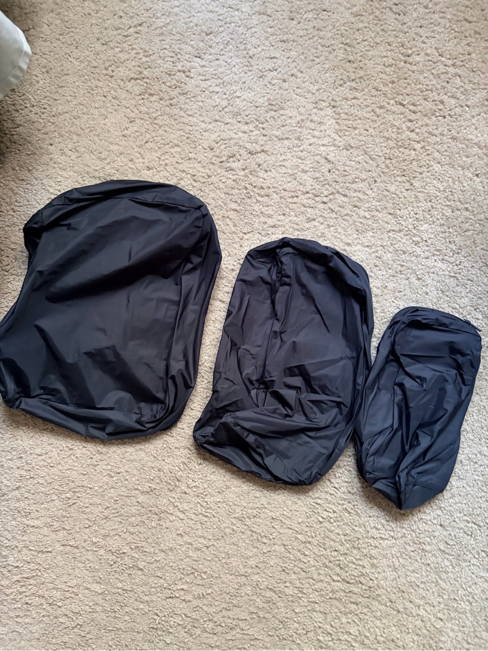 Away Dark Green Travel Packing Cube with Branded Zipper Pull, set of 3